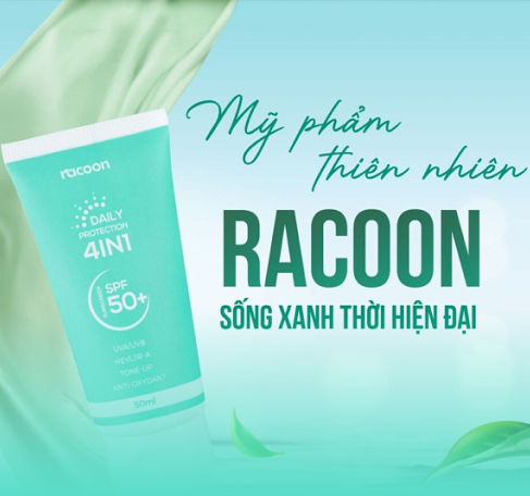 Thiết kế thương hiệu mỹ phẩm Racoon