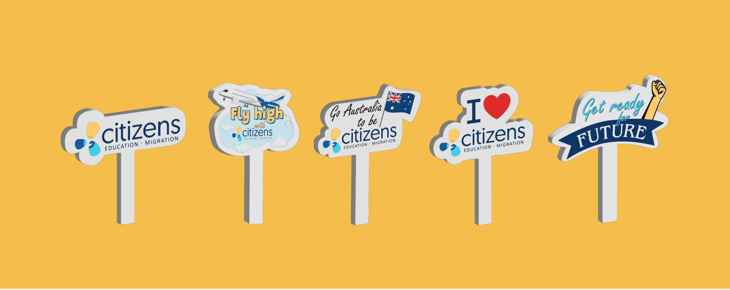 Thiết kế Logo Trung tâm du học GCitizens GCE