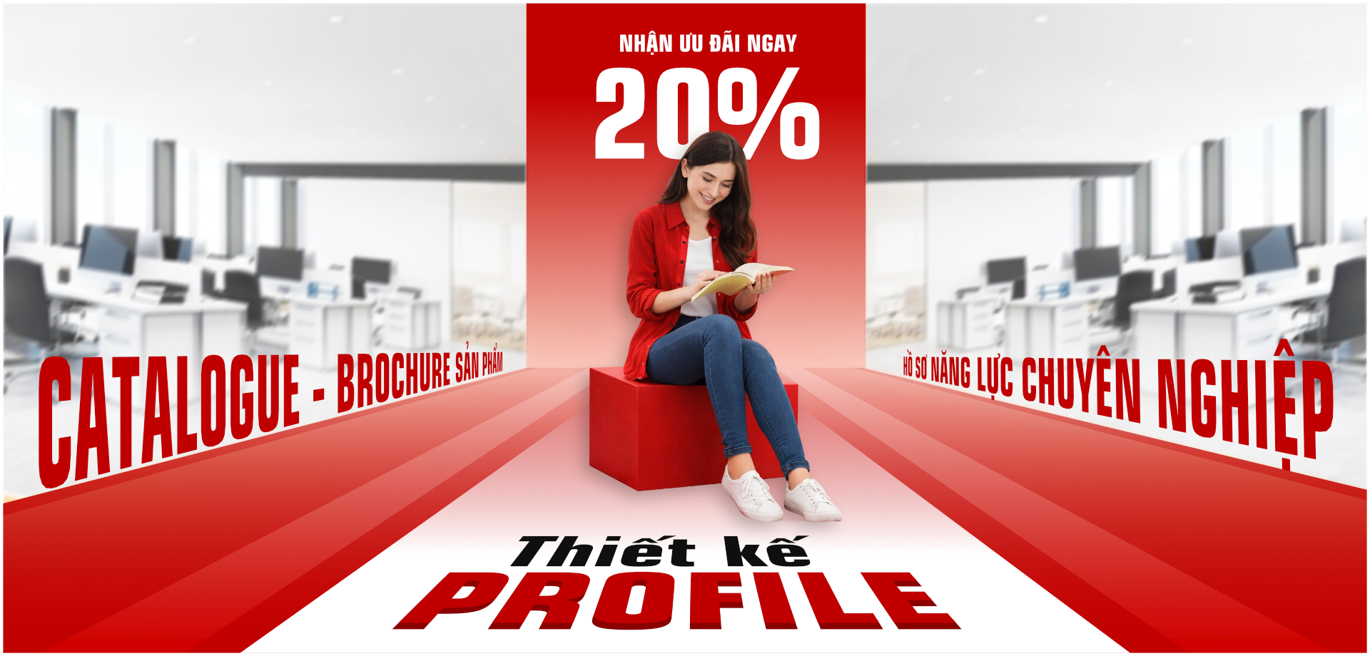 gau media thiet ke profile cong ty banner